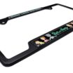Rick and Morty Black Open License Plate Frame image 5