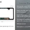 Rick and Morty Black Open License Plate Frame image 3