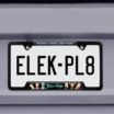Rick and Morty Black Open License Plate Frame image 2