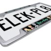 Rick and Morty Chrome Open License Plate Frame image 5