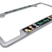 Rick and Morty Chrome Open License Plate Frame image 6