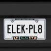 Rick and Morty Chrome Open License Plate Frame image 2