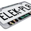 Rick and Morty Chrome Standard License Plate Frame image 6