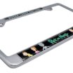 Rick and Morty Chrome Standard License Plate Frame image 5
