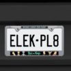 Rick and Morty Chrome Standard License Plate Frame image 2