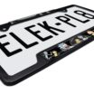 Rick and Morty Space Black Open License Plate Frame image 5