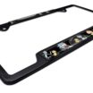 Rick and Morty Space Black Open License Plate Frame image 6