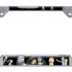 Rick and Morty Space Chrome Open License Plate Frame image 4