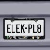 Rick and Morty Space Black Standard License Plate Frame image 2