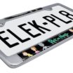 Rick and Morty Space Chrome Standard License Plate Frame image 5