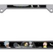 Rick and Morty Space Chrome Standard License Plate Frame image 4