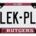 Rutgers Alumni Black License Plate Frame image 3