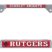 Rutgers Scarlet Knights Chrome License Plate Frame image 1