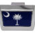 South Carolina Chrome Flag All Metal Chrome Hitch Cover image 2