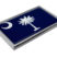South Carolina Flag Chrome Emblem image 3