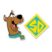 Scooby Doo Tag 2-Pack Decal Set image 1