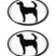 Setter 3D Decal 2-Pack image 1