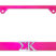 Sigma Kappa Pink License Plate Frame image 1