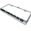 Chevy Black Silverado Chrome License Plate Frame image 7