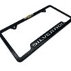 Chevy Silverado Black Open License Plate Frame image 8