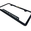 Chevy Silverado Black Open License Plate Frame image 7