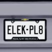 Chevy Silverado Black Open License Plate Frame image 6