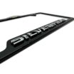Chevy Silverado Black Open License Plate Frame image 5