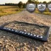 Chevy Silverado Black License Plate Frame image 2