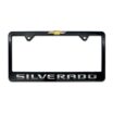 Chevy Silverado Black License Plate Frame image 1