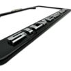 Chevy Silverado Black License Plate Frame image 4
