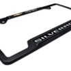Silverado 4x4 Open Black License Plate Frame image 5
