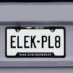 Silverado 4x4 Open Black License Plate Frame image 2