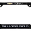 Silverado 4x4 Open Black License Plate Frame image 4