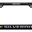 Silverado 4x4 Standard Black License Plate Frame image 4