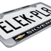 Silverado 4x4 Standard Chrome License Plate Frame image 5