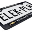 Silverado Chevy Standard Black License Plate Frame image 5