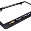 Silverado Chevy Standard Black License Plate Frame image 6