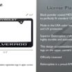 Silverado Chevy Standard Black License Plate Frame image 3