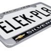 Silverado Chevy Standard Chrome License Plate Frame image 5