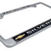 Silverado Chevy Standard Chrome License Plate Frame image 6