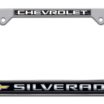 Silverado Chevy Standard Chrome License Plate Frame image 4
