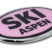 Ski Aspen Pink Chrome Emblem image 2