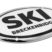 Ski Breckenridge White Chrome Emblem image 2