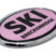 Ski Breckenridge Pink Chrome Emblem image 2