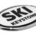 Ski Keystone White Chrome Emblem image 2