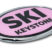 Ski Keystone Pink Chrome Emblem image 2