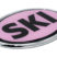 Ski Pink Chrome Emblem image 2
