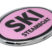 Ski Steamboat Springs Pink Chrome Emblem image 2