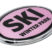 Ski Winter Park Pink Chrome Emblem image 2