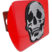 Skull Red Metal Hitch Cover image 1